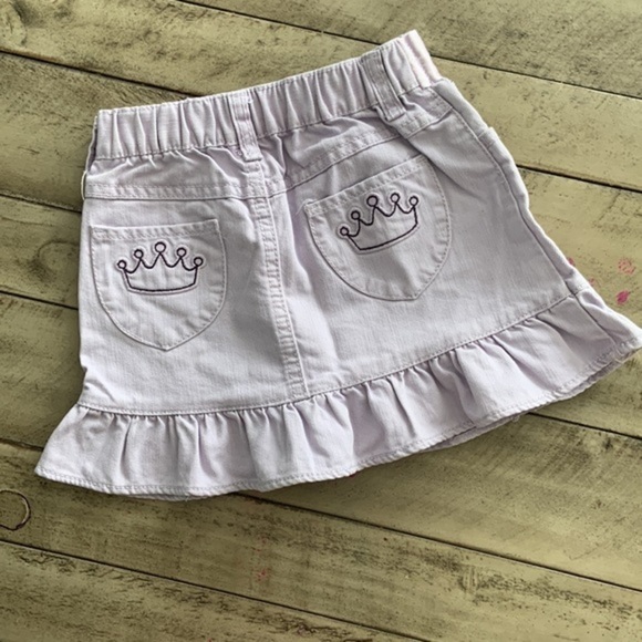 Gymboree Purple Denim Skirt 4T - Picture 4 of 6